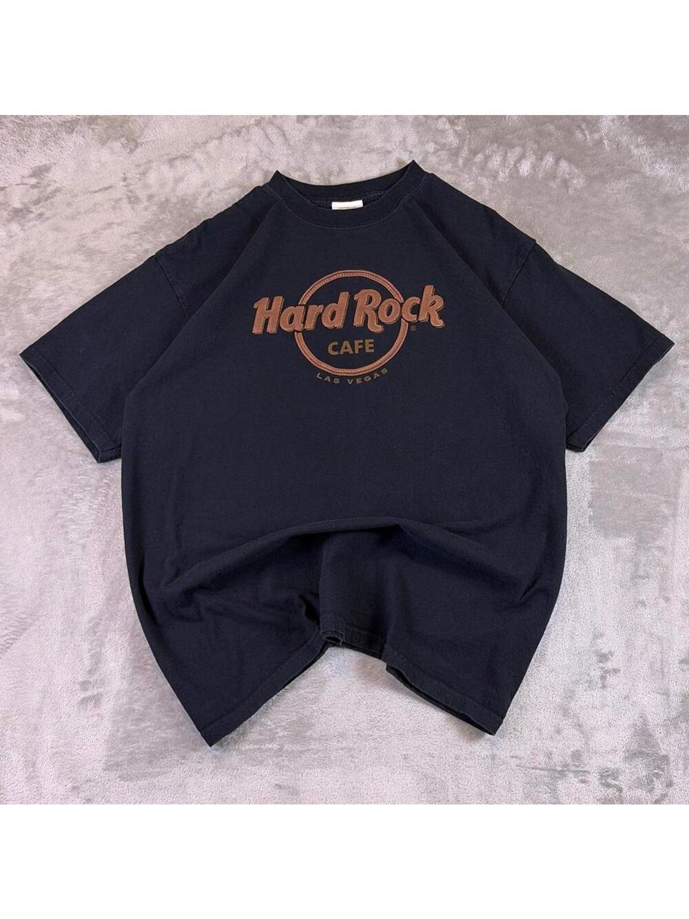 Hard Rock Cafe Las Vegas Graphic T-Shirt Men’s Size Large Black Logo Tee